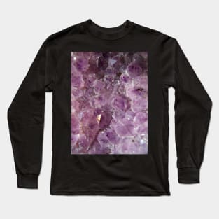 amethyst cluster Long Sleeve T-Shirt